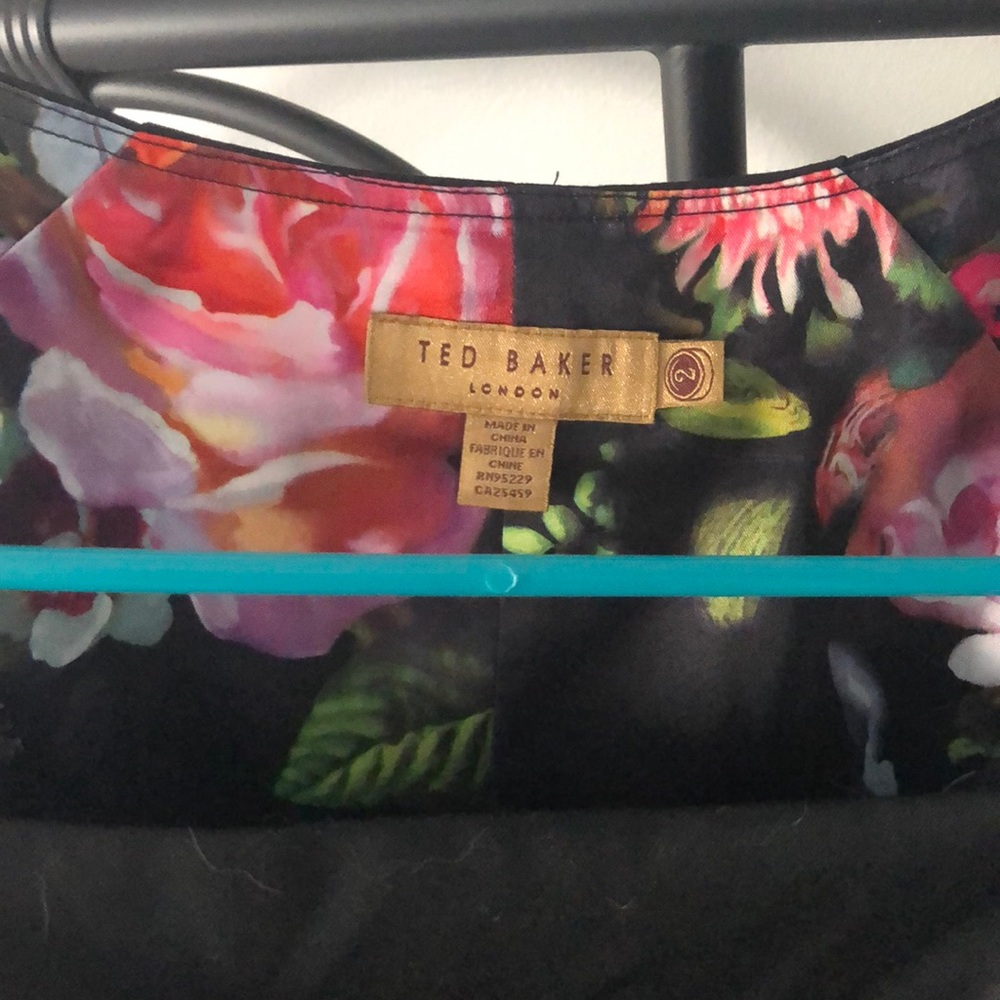 Ted Baker size 2 square neck dress